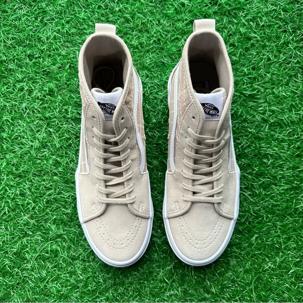 Vans Sentry Sk8 Hi Plaid French Oak - Picture 8 of 9